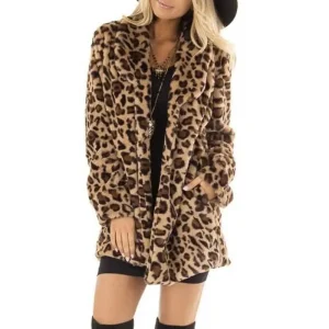 Manteau Imprimé Léopard