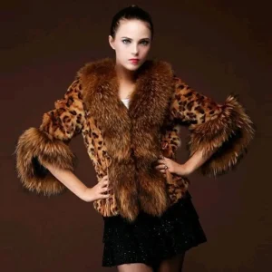Manteau Léopard Femme