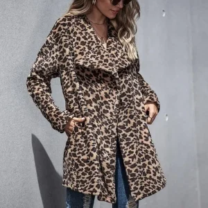 Manteau Léopard Femme Classique