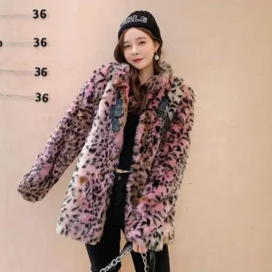 Manteau Léopard Tendance