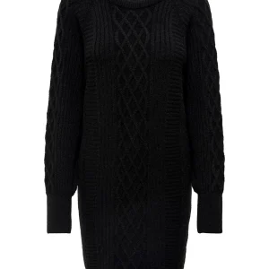Robe en tricot noire ONLY pour femme