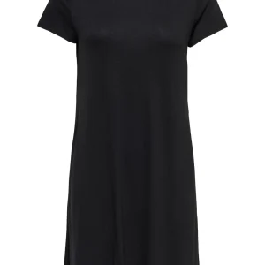 Robe noire dos croisé ONLY pour femme