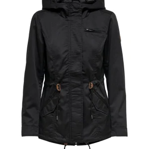 Parka noir ONLY pour femme