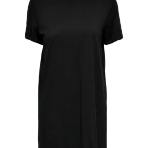 Robe T-shirt noire ONLY pour femme
