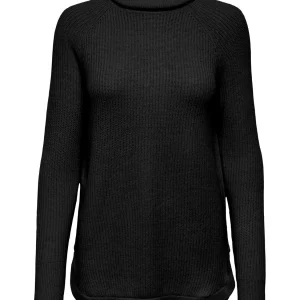 CHANDAIL à manches longues noir ONLY pour femme