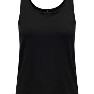 Camisole bretelles larges noire ONLY pour femme