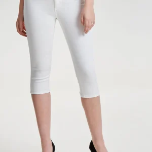 Capri blanc ONLY pour femme