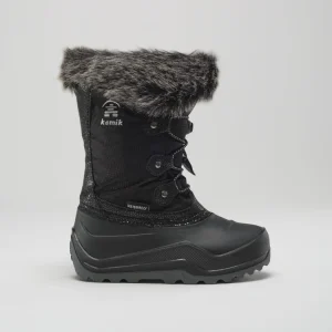 BOTTES HIVER ENFANT, POWDERY 3 NOIR (1 À 6)