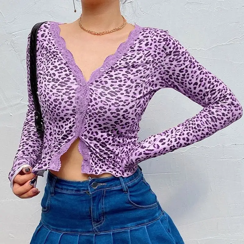 Pull Léopard Dentelle – Image 4