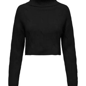 CHANDAIL NOIR ONLY FEMME