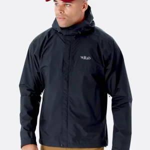 MANTEAU IMPERMÉABLE POUR HOMME, DOWNPOUR ECO NOIR