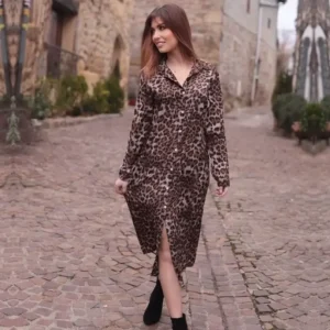 Robe Chemise Léopard