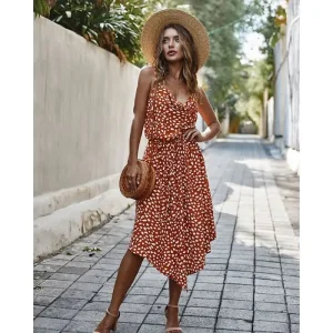 Robe Léopard Orange