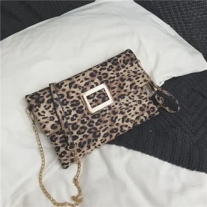 Sac Pochette Léopard
