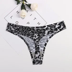 String glamour léopard gris