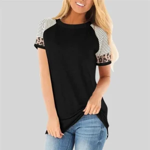 T-Shirt Léopard et Marinière
