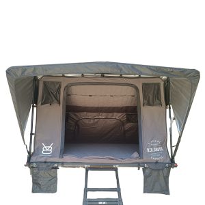 Tente de toit 2 Places Automatique – Auvent 2 en 1 inclus – BEX Auto 140.3