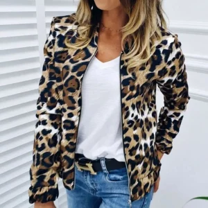 Veste Courte Léopard