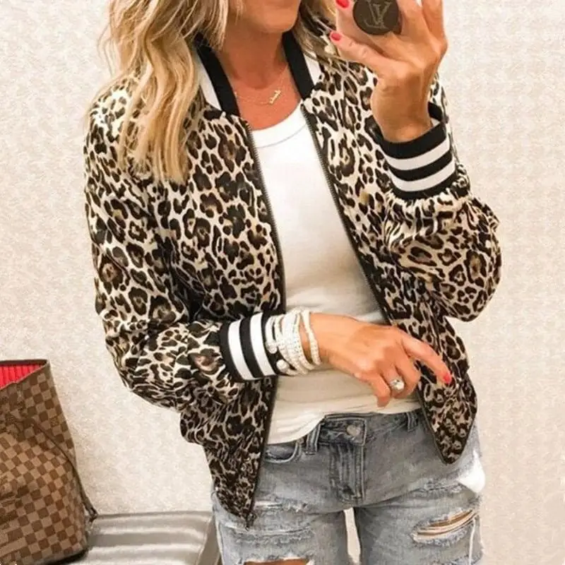 Veste Imprimée Léopard