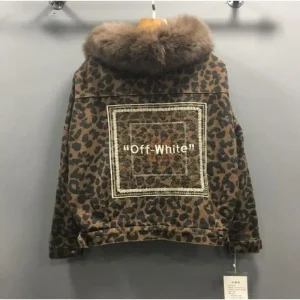 Veste Léopard "Off-White"