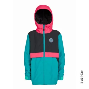 MANTEAU HIVER JUNIOR, TRENCHER TEAL